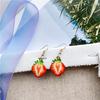 Süße Mode Früchte Wassermelone Erdbeere Anhänger Hängende Ohrringe für Damen Süße Kiwi Zitrone Orange Tropfenohrringe Mädchen Schmuck