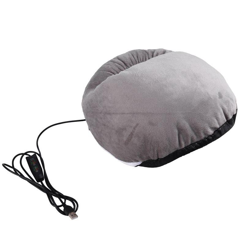 HHO-USB Foot Warmer, Simple Electric Foot Warmer, Pluggable Charging Treasure, Heating In Winter, Plush Design