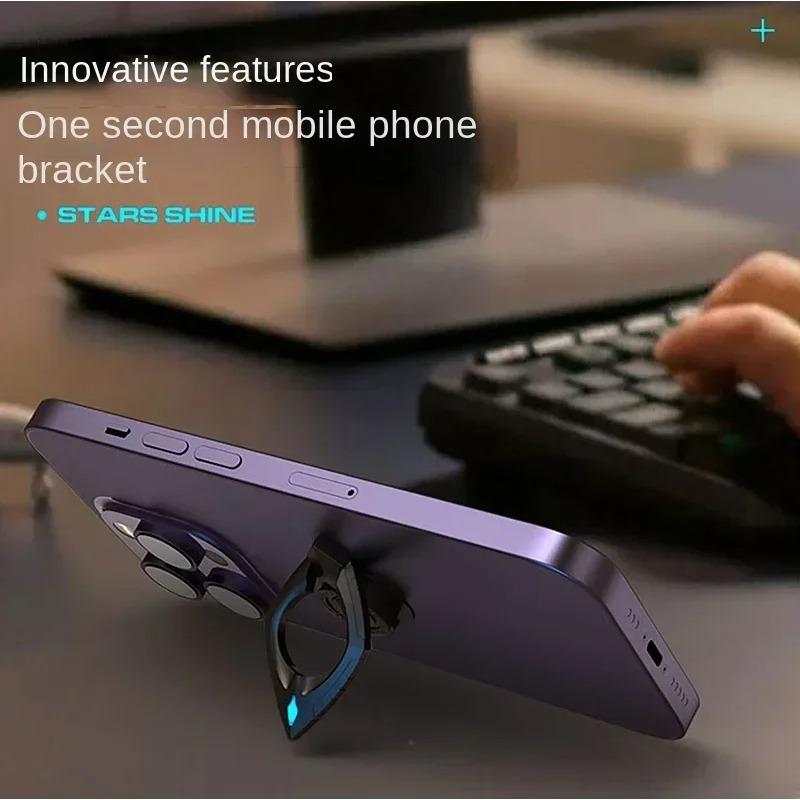 Fingertip Gyro Stress Reliever Toys EDC Multi-functional Mobile Phone Holder Select Game Tools Metal Fidget Spinner