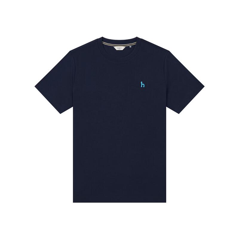 HAZZYS Men's Summer Cooling Antibacterial Crew Neck Short-Sleeve T-Shirt