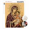 DIY 3D Pearl Diamond Painting Art Set Religious Madonna and Child Home Decor Art Set Wall Art