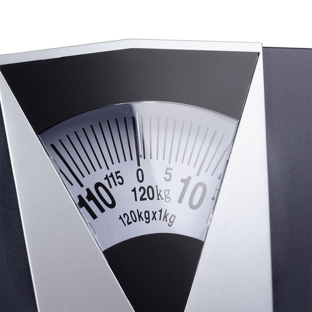 Black Mechanical Bathroom Scale 120 Kg