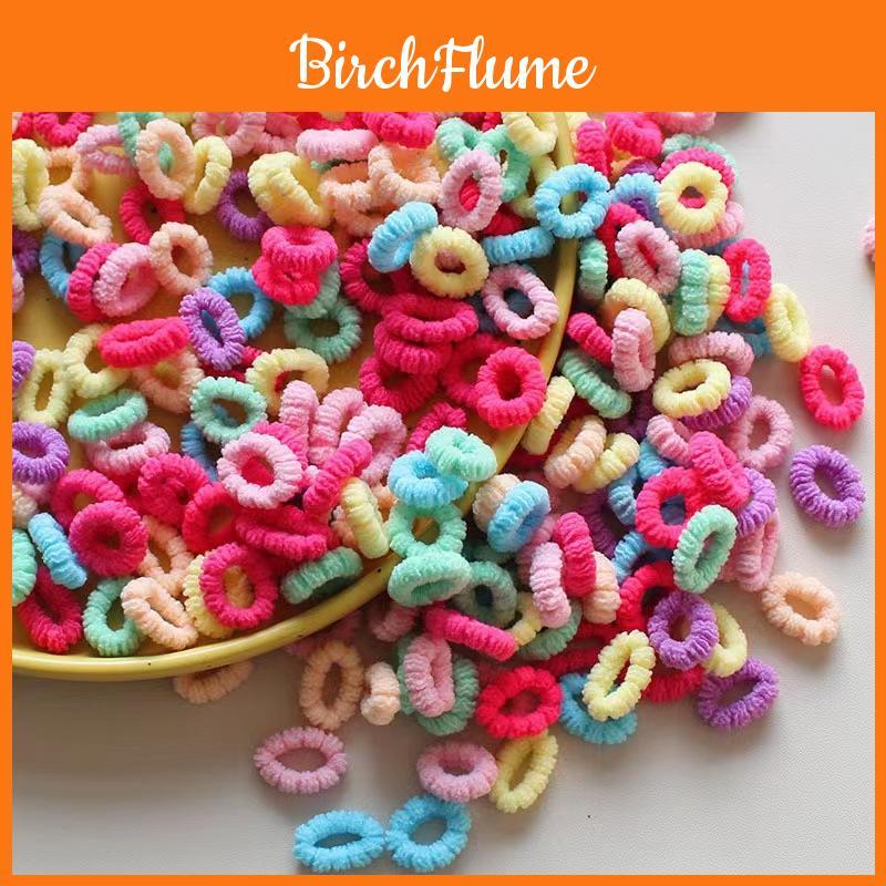 Kids Hair Ties Pack With Soft Elastic Rubber Bands For Girls Hair Styling And Comfort