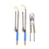 Telescopic Fishing Rod Support Stainless Steel 1.7m Fishing Box Bracket with Ground Insertion for Various Terrains