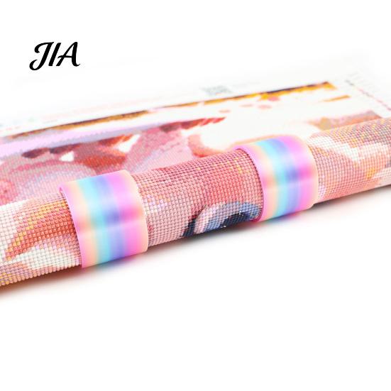 Rhinestone Painting Canvas Clip Holder, Adjustable Table Clamp & Roller for Canvas, DIY Art Accessories Tools Anti Slip