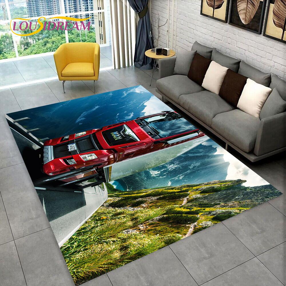 Latest MAN Truck Lorry 3D Printing Rug Carpet for Living Room Bedroom Home Decor,Floor Mat Non-slip Decoration for Sofa Doormat