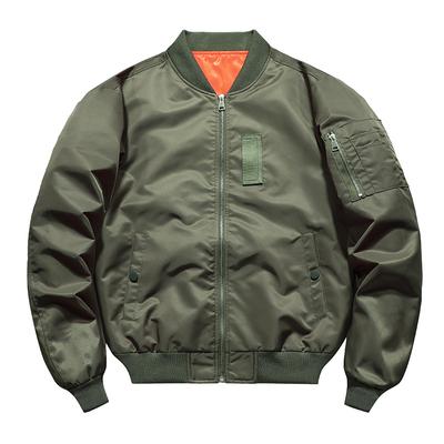 Retro Stand Collar Bomber Jacket Loose Casual Baseball Jacket Spring and Autumn