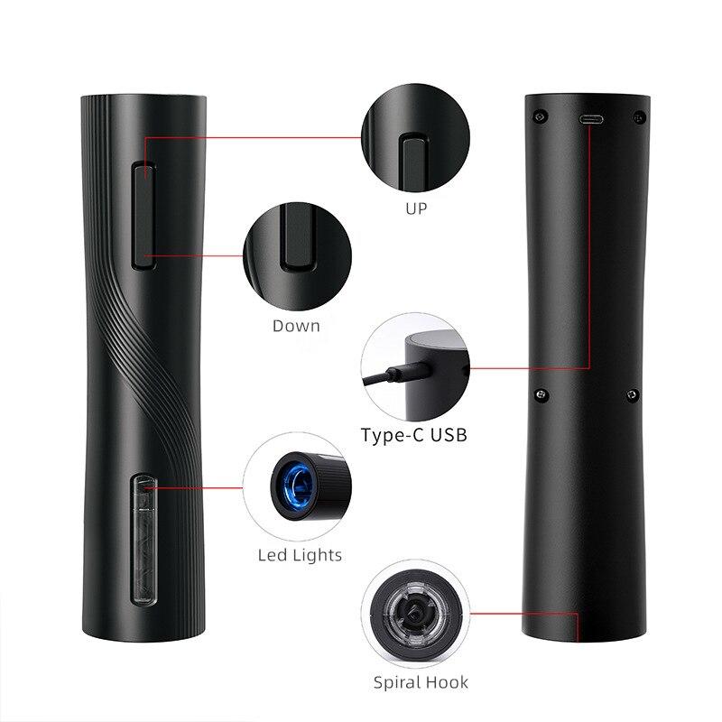 Electric Wine Opener Battery Cork Opener Creative Wine Bottle with Paper Cup Suits for Home | Holes