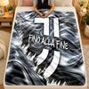 Flanelinis pledas Juventus FC Šiltas minkštas pledas naudojimui patalpoje ant sofos, lovos, svetainėje