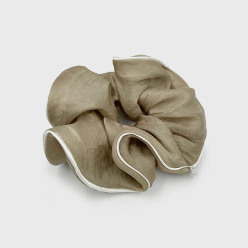 Jean Paul Clarisse Piped Organza Scrunchie JP-22-049S
