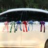 Retro Bow Rearview Mirror Decoration Wedding Party Door Handle Decoration  Automotive Supplies