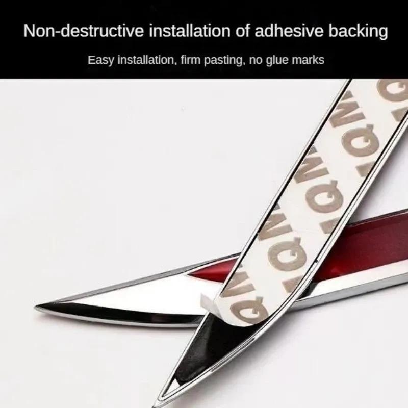 For car side sticker Blade blade sheet metal 3D Car modification car sticker accessories