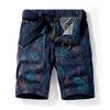 Men's Trendy Patterned Workwear Shorts: Fashionable & Versatile Summer Style