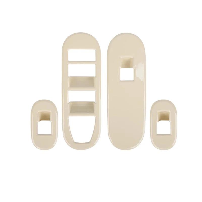 

4 шт. Стайлинг автомобиля Накладка на панель переключателя стеклоподъемника Отделка Наклейка для Mini Electric J05 Aceman 2025 2025 Аксессуары для интерьера for Mini J05 белый