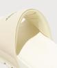 Covernat Woman Clover Heart Label Slide Ecru