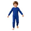 3Pcs Unisex Kids Cotton Jumpsuit Round Neck Long Sleeve Back Invisible Zipper Special Needs Adaptive Clothing for Boys Girls