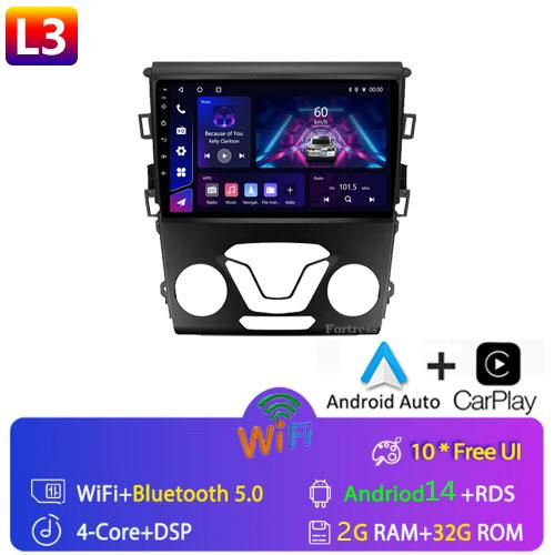 Android 13 Carplay Auto 4G WIFI GPS For Ford Mondeo 5 Fusion 2012-2019 Car Radio Multimedia Player Video Stereo Head Unit 2din