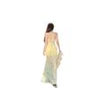 Beautiful Seaside Vacation Wind Floral Suspender Dress Women's Summer New French Halter Waist Thin Hip Skirt