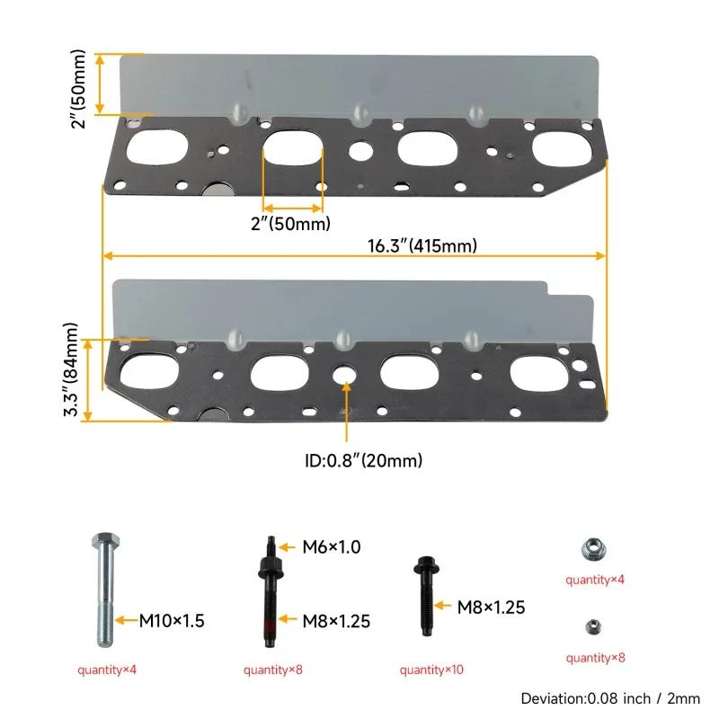Exhaust Manifold Hardware and Gasket 57073 Kit For Select Models 5.7L HEMI V8 Engine Chrysler,Dodge, Jeep, Ram