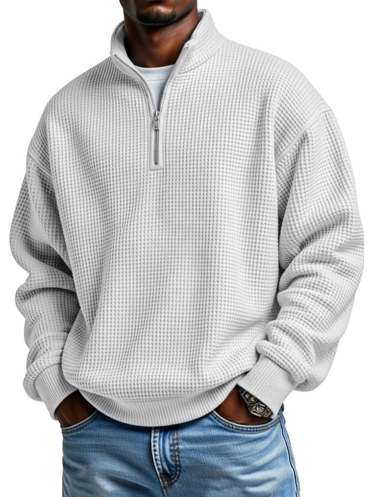 Men's Casual Zipper Pullover Hoodie - 2025 Autumn/Winter Collection