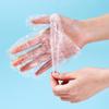 100Pcs Latex Free Gloves Pe Disposable Gloves Transparent Non-Slip Acid Work Safety Food Grade Household Cleaning Gloves