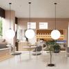 Glass Ball Led Pendant Lamp Modern Fixtures Chandelier Lights for Home Dining Room Indoor Hotel Lobby Decor Stairs Hanging Lamp
