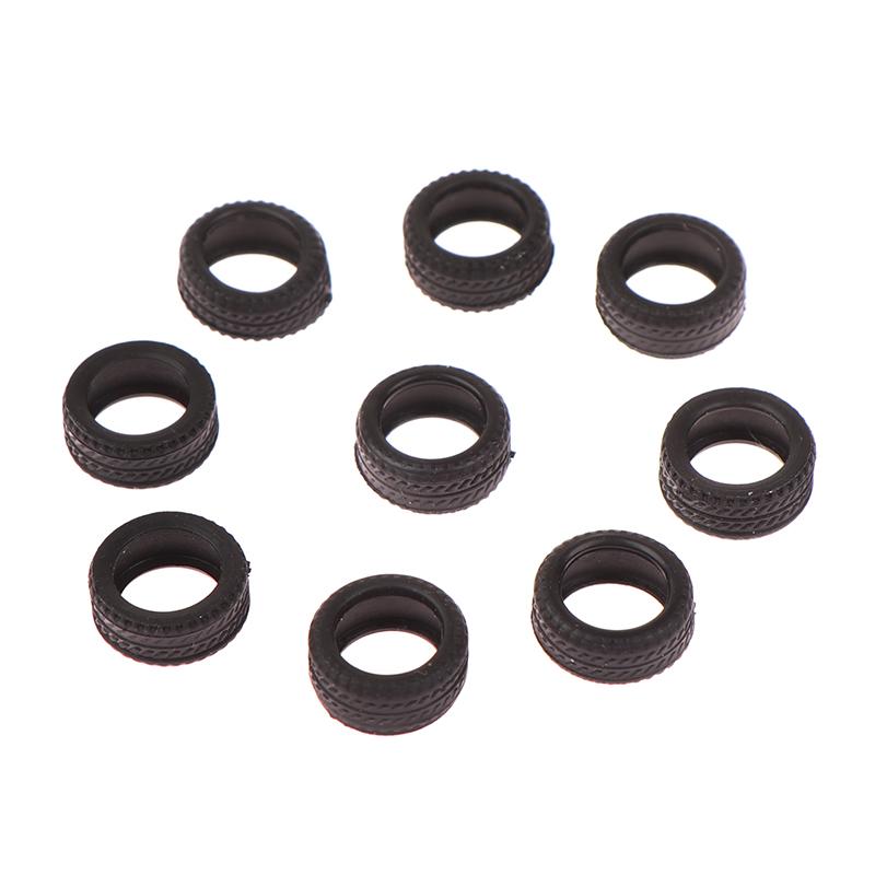 20 bucăți 1/64 piele de anvelopă mașină model scenă accesorii anvelope roți mașină scenă