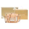 New MICHAEL KORS Artificial Leather Satchel Bag, Shoulder Bag, Crossbody Bag Small Women's Cantaloupe & White 30T9GNCM1B-838