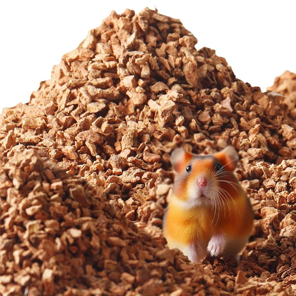 Kleintierstreu Natürliche Geruchskontrolle Eichenkork Haustierstreu Kleintiergehege Substrat Für Eichhörnchen Mäuse Kaninchen