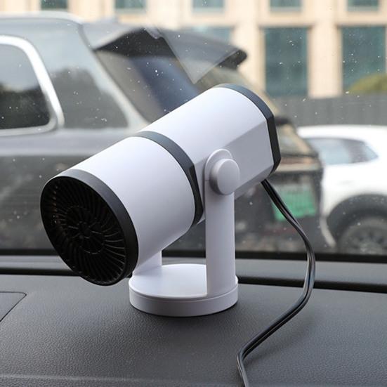 Riscaldatore per Auto 12V Riscaldamento Rapido Ventola di Raffreddamento Base Rotante a 360° Universale per SUV Camion Auto Portatile Riscaldatore Spazio Raffreddatore Sbrinatore Lunotto Sbrinatore