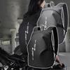 Large Capacity Motorcycle Backpack Reflective Stripe Helmet Storage Bag New Helmet Backpack