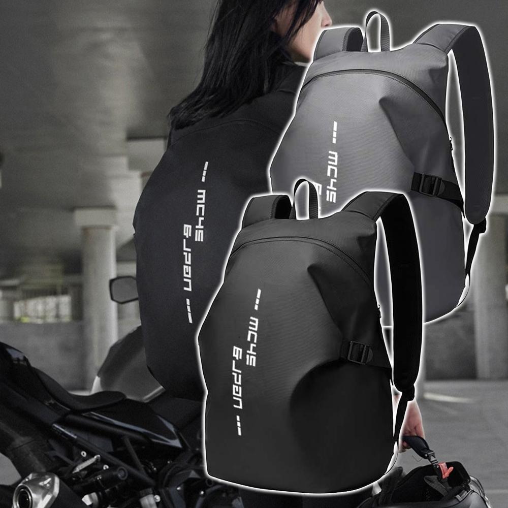 Large Capacity Motorcycle Backpack Reflective Stripe Helmet Storage Bag New Helmet Backpack