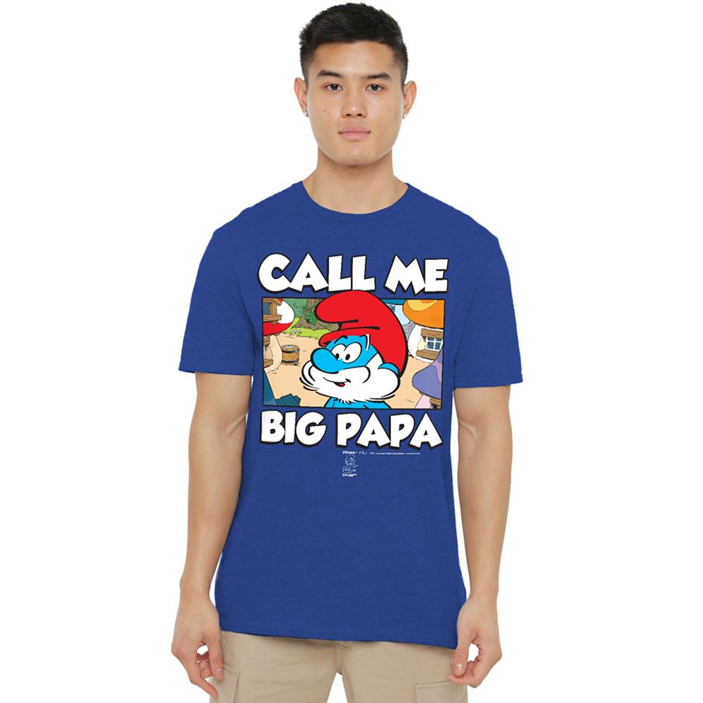 The Smurfs Unisex Adult Call Me Big Papa Smurf T-Shirt