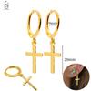 925 Silver Needle Vintage Gold Earrings Luxury Long Chain Tassel Crystal Hoop Earrings for Women Party Trend Jewelry