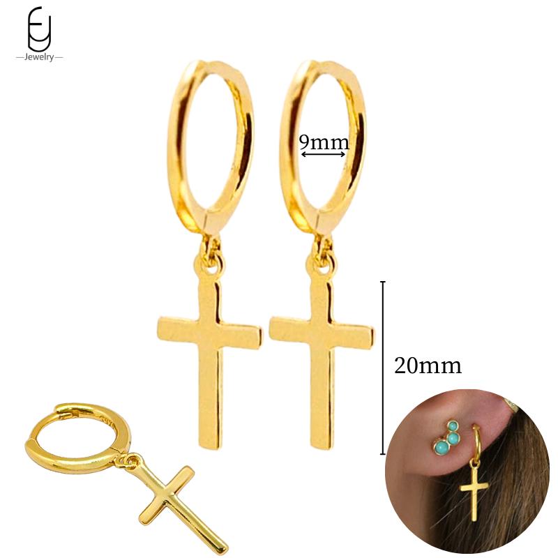 925 Silver Needle Vintage Gold Earrings Luxury Long Chain Tassel Crystal Hoop Earrings for Women Party Trend Jewelry