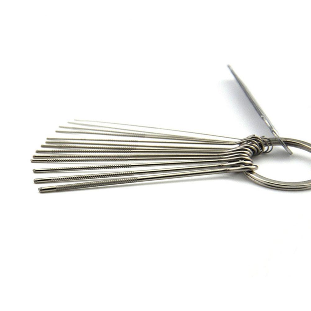 Portable DIY Guitar Repair Tools Guitar Nut Slotting File Saw Rods Slot Filing Set Luthier Replacement Accessory