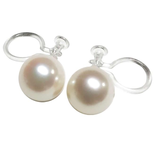 

Сережки з перлів Акойя, які виглядають як пірсинг, великі 8 мм, справжні, для червневого весілля, для випускниці, виготовлено, постачаються з мішечком для чищення, гарантійним талоном, Mani Mani