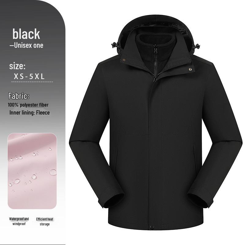 Men's Waterproof Windproof Stand Collar Work Jacket with Custom Logo for Autumn/Winter