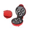 Donut-Maschine 1PC Heimgebrauch Frühstücksmaschine 3 Löcher automatische kleine Mini-Backen Kinder Kuchenmaschine