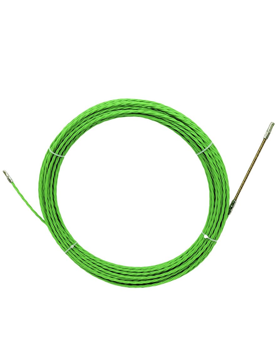 

Wire Pulling Tool, Messenger, Wire Threader, Wire Pulling Rod, CD Pipe, PF Pipe (Green, 4mm Wire Diameter x 10m)