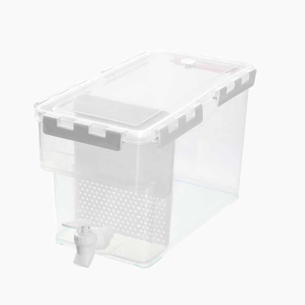 3.5/6L Konvice na studenou vodu s kohoutkem Průhledná džusová nádoba Nová lednicová konvice na studenou vodu Léto