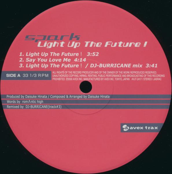 

12inch Record SPARK - Light Up The Future! AVJT2417 Avex Trax 2000 Japan Pop Used