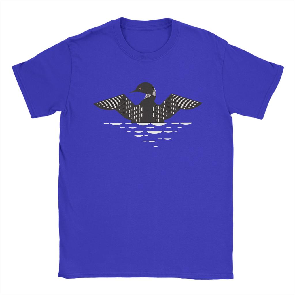 Geometric Loon Illustration T Shirt Unisex Pure Cotton Amazing TShirt O Neck Rebel Loon Tee Shirt Short Sleeve Clothes Summer