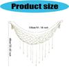 Durable Cotton Rope Storage Net For Multiple Plush Animals And Dolls Great For Kids Room Organization