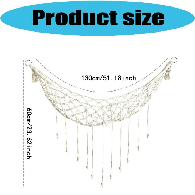 Durable Cotton Rope Storage Net For Multiple Plush Animals And Dolls Great For Kids Room Organization