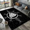 Simbol Viking Odin Valknut Nordic Valhalla Covor Covoraș pentru Living Dormitor Acasă Decorare Sofă, Covor de Zonă Covoraș de Podea Antiderapant