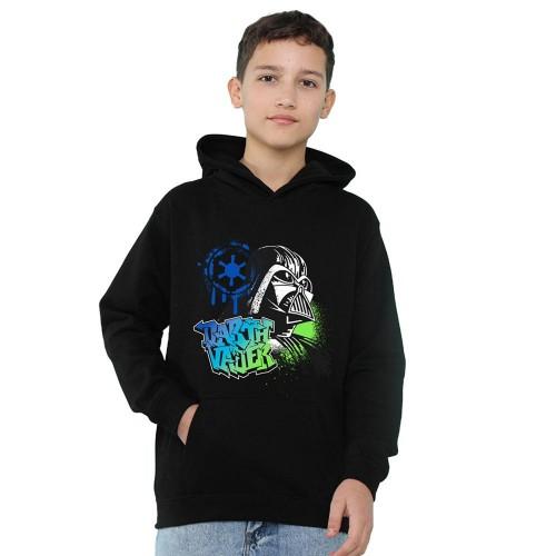 Star Wars Childrens/Kids Empire Darth Vader Graffiti Heather Hoodie