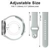 22mm 20mm Silicone Strap for Amazfit GTR 47mm/Balance 2 1/Bip 6 5/GTR 3pro Sport Bracelet for Amazfit Active 2/GTS 4 Mini 3 Band