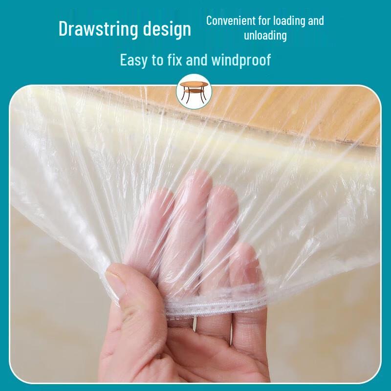 Elastische Einweg-Tischdecke rund