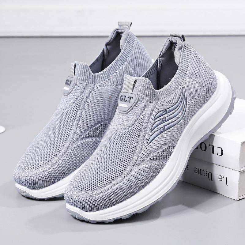 Mode 2024 Frühling und Herbst Neue Mesh Atmungsaktive Schuhe für Männer und Frauen, Bequem, Freizeit, Sport, Laufen Einzelschuhe, One Step